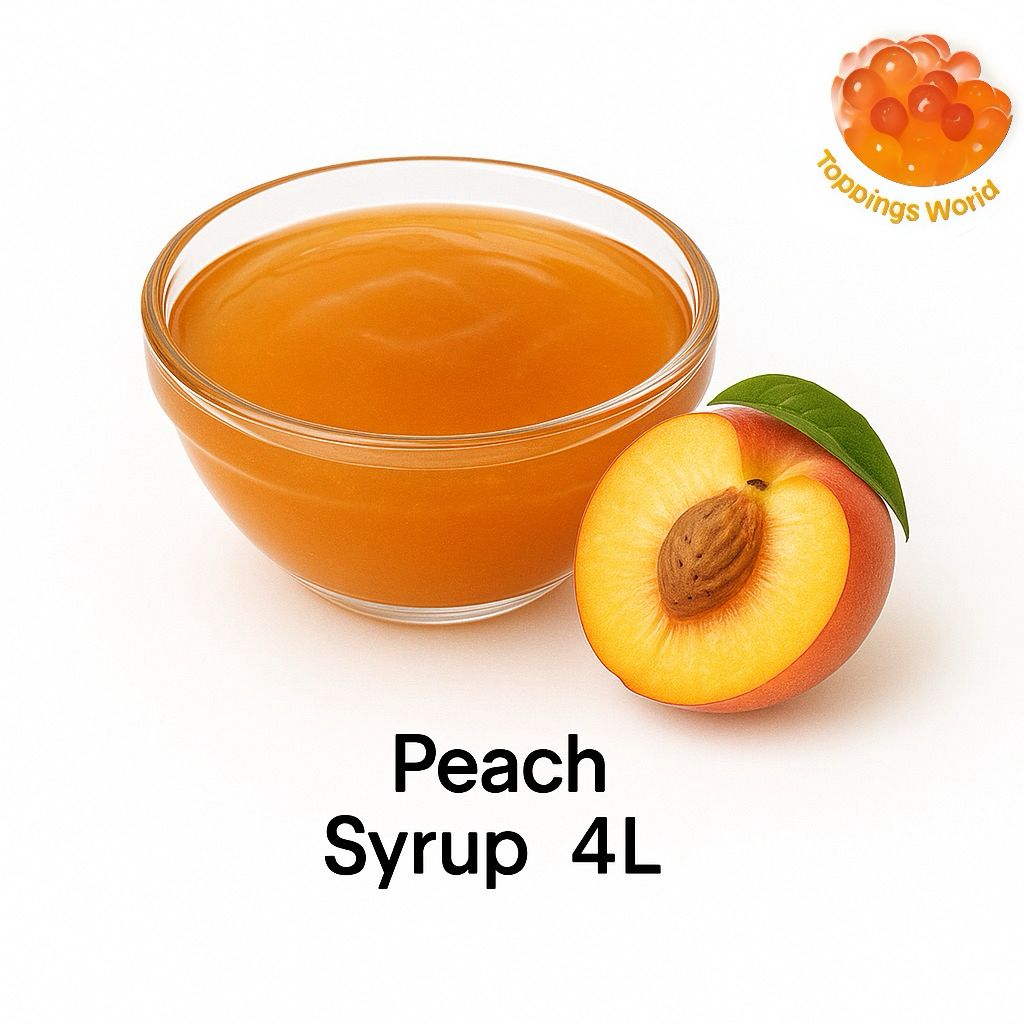 Peach Flavoured Syrup (4L)